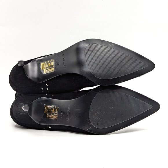 Caverley Women Collie Western Suede metal pointy toe boots size 7US EUR37 NEW - Picture 7 of 10